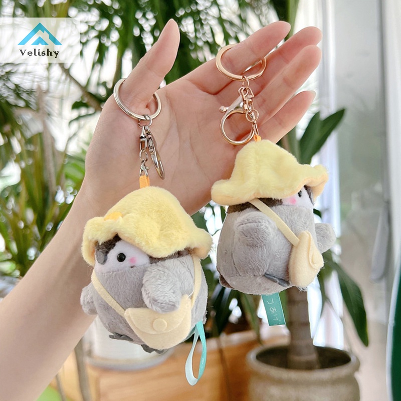 Velishy Móc Khóa Hình Chim Cánh Cụt Đội Mũ Du Lịch Dễ Thương