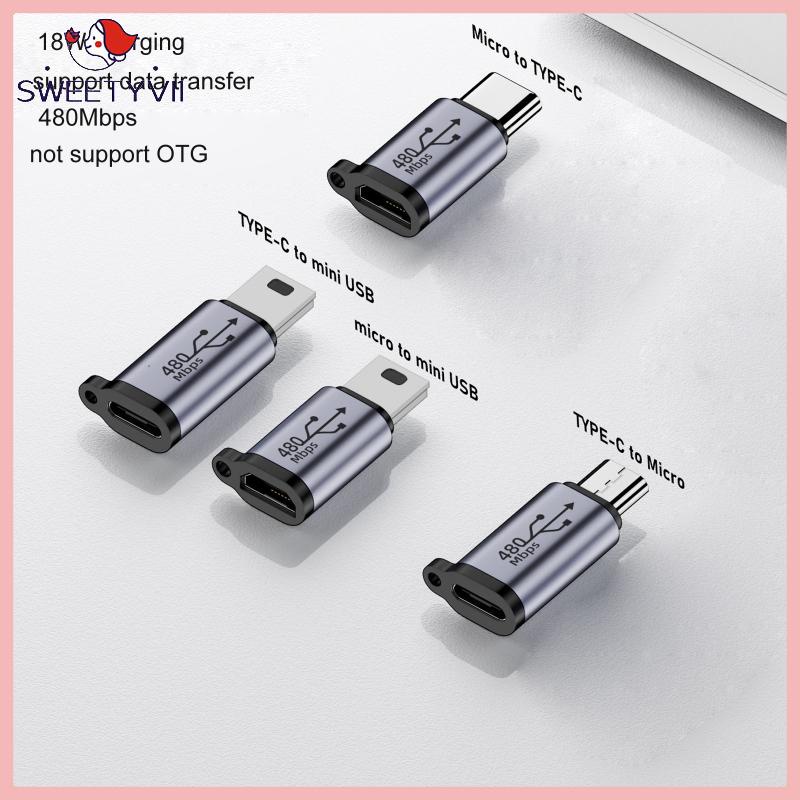 Đầu Chuyển Đổi usb type-c Sang micro usb micro usb 480mbps Tiện Dụng