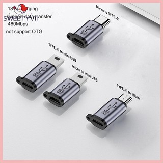 Đầu Chuyển Đổi usb type-c Sang micro usb micro usb 480mbps Tiện Dụng
