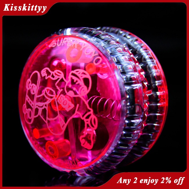 Nụ Hôn Đèn led Phát Sáng Đồ Chơi yo-yo Quà Tặng Sinh Nhật Lễ Hội Cho Trẻ Em