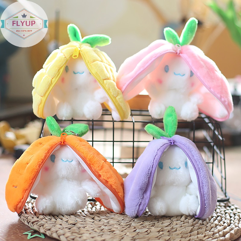 Flyup Búp Bê Nhồi Bông 12cm Hình Cà Rốt / Dâu Tây / Thỏ / Trái Cây Sáng Tạo Cho Bé vn