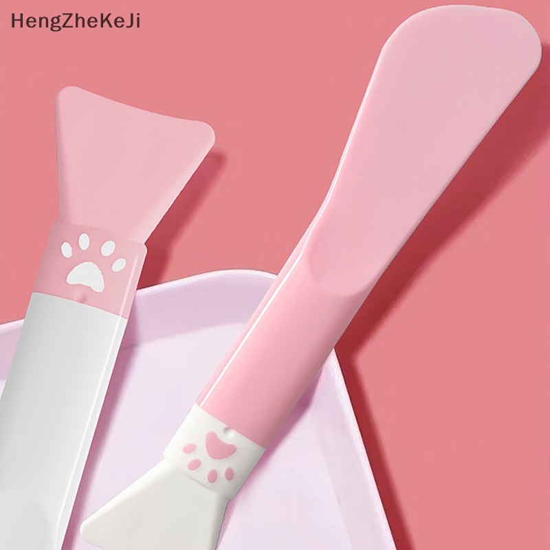 Cọ Silicon Hai Đầu Dùng Để Quét Mặt Nạ Dưỡng Da Mặt Dễ Thương hengzhekeji