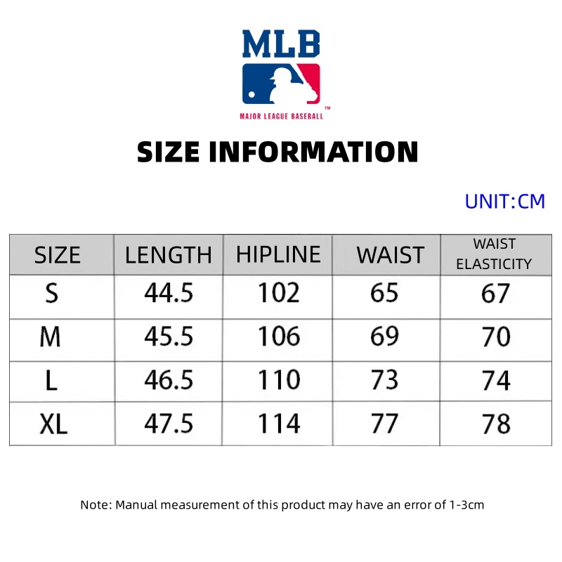Mlb Quần ngắn ống rộng Thoáng Khí Thêu logo Phong Cách Hàn Quốc Dành Cho Nam