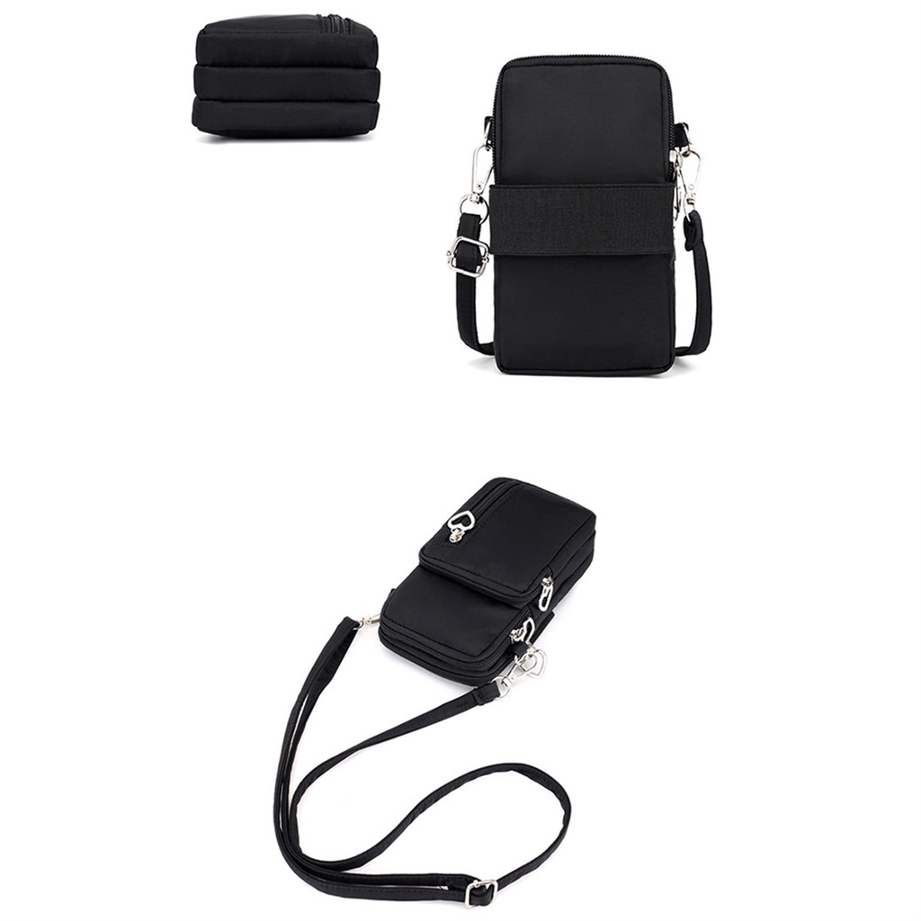 Thời Trang Túi Thể Thao Đeo Chéo Có Khóa Kéo Đựng Điện Thoại / Chìa Khóa Cho Nữ