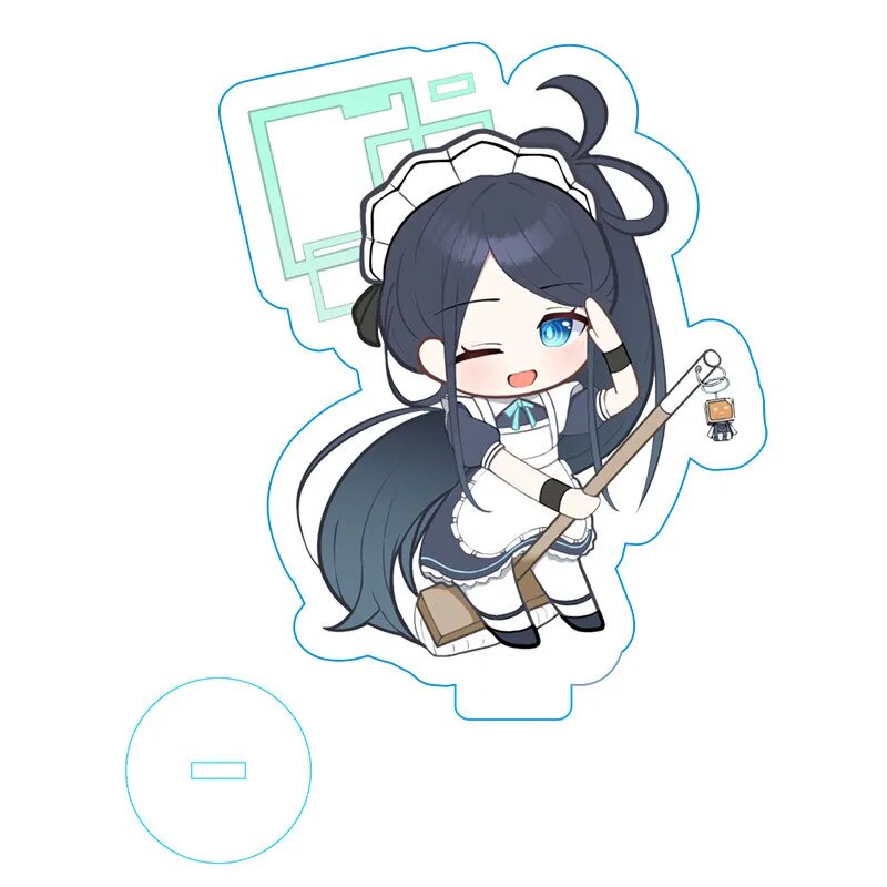 Mô hình Standee Anime Blue Archive trò chơi điện tử nhập vai chibi cute Phụ kiện trang trí để bàn góc học tập