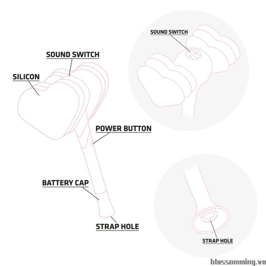 ❀LED Light Stick Korea Lamp Blackpink Idol Led Concert Lamp Flash Lightstick