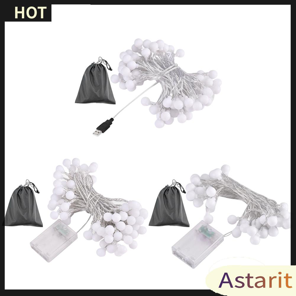 Dây Đèn Led 6 / 10m Ánh Sáng Ấm Áp Cắm Trại Tiện Dụng