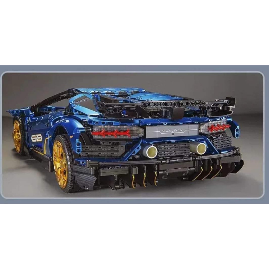 Đồ chơi NON-LEGO siêu xe Technic KBOX Lamborghini Aventador SVJ 63  10520 Tỉ lệ