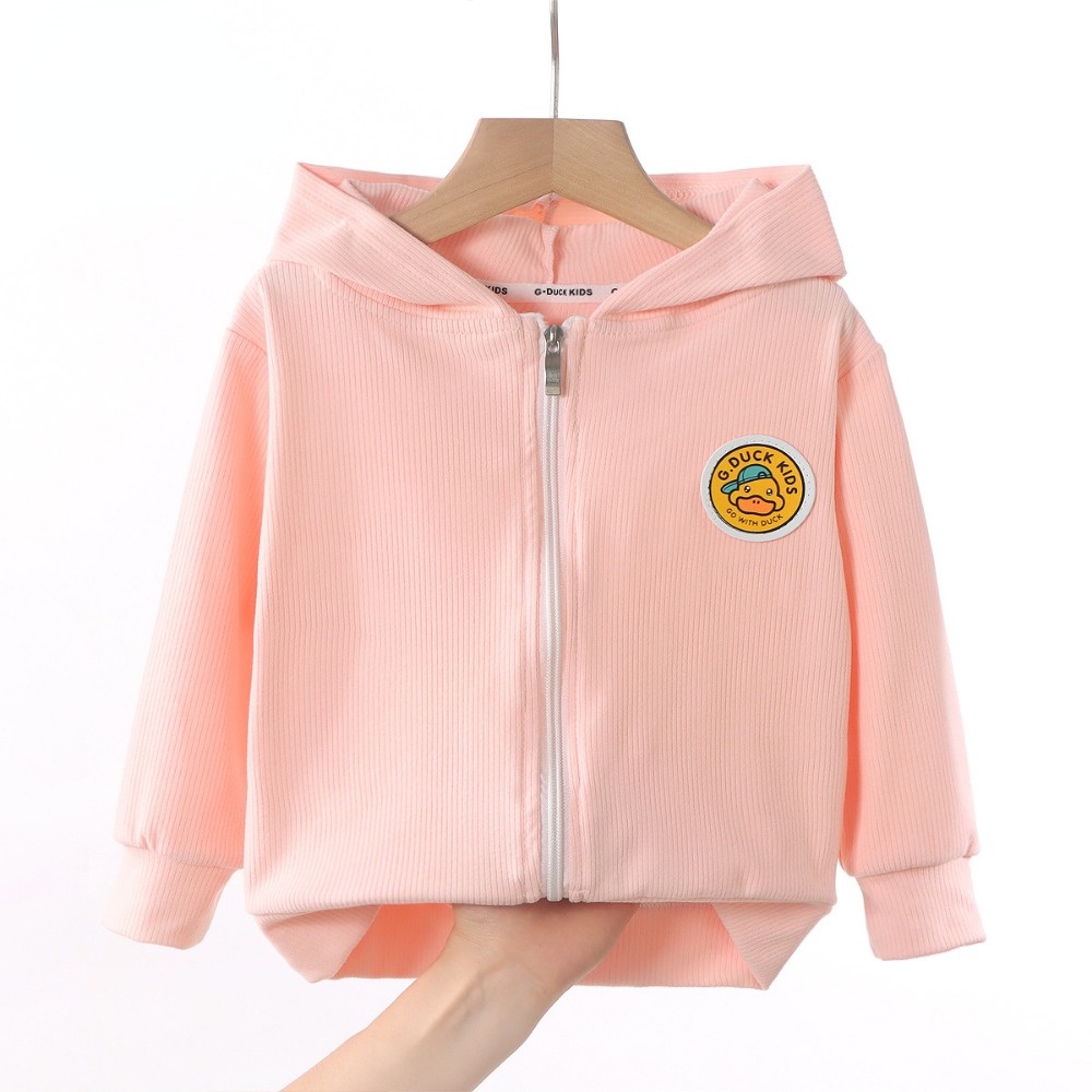 Áo Khoác Nhung Hai Mặt Có Mũ Trùm Ấm Áp Thời Trang Dành Cho Trẻ Nhỏ