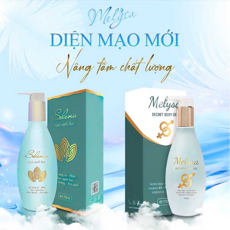 Gel vệ sinh hương nước hoa Pháp Melysa -  - Vệ sinh - Kháng Khuẩn - Làm hồng vùng kín nam nữ.