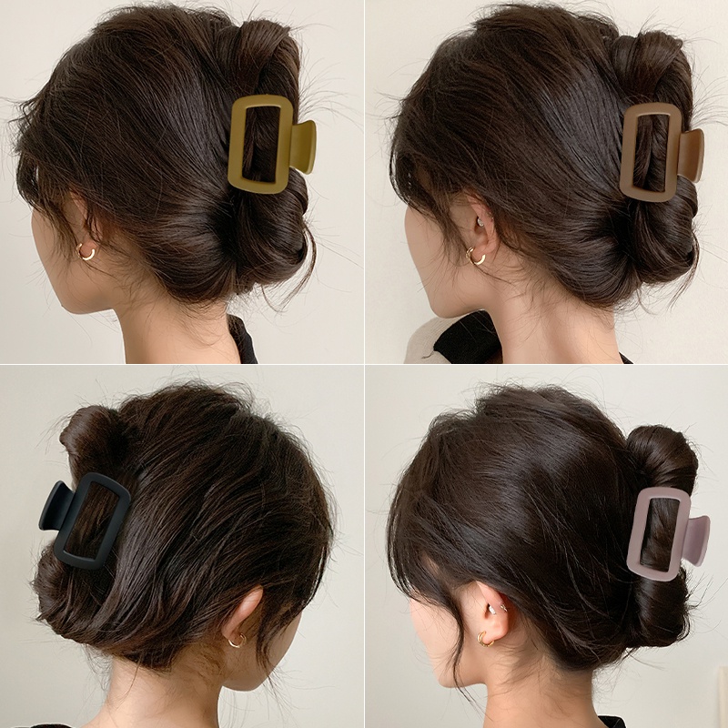 Set 2 Kẹp Tóc Hình Vuông Nhỏ Nhắn Xinh Xắn Dành Cho Nữ