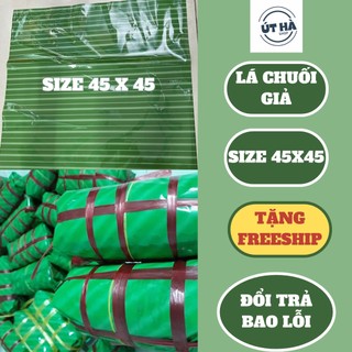 Lá Chuối giả dùng để gói chả lụa, nem chua, giò, bánh chưng 45cmx45cm