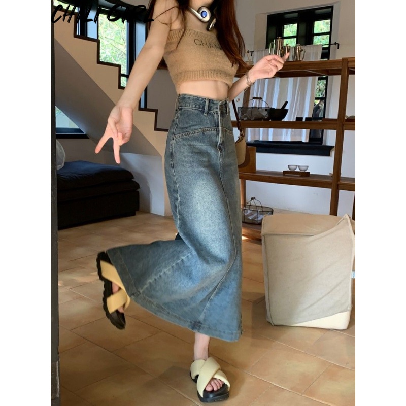 CHILI GIRL váy Chân váy thời trang váy nữ Durable trendy Phong cách INS WWY23A0BHN 42Z231016
