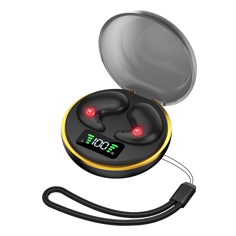 Tai Nghe bluetooth by-8 mini Vô Hình Kèm Hộp Sạc