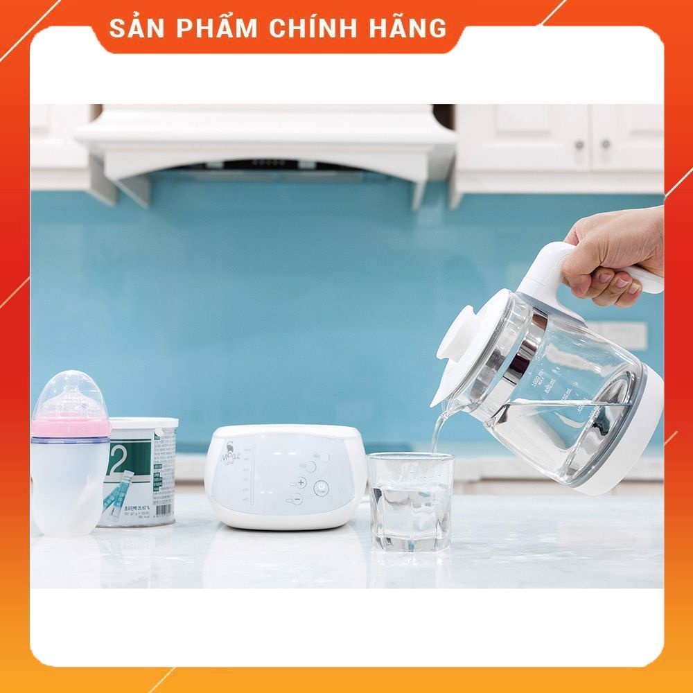 Bình đun nước pha sữa MOAZ BÉBÉ MB-002 điều chỉnh nhiệt độ, khử Clo, giữ nhiệt, Moaz Bebe mb002 - Chính hãng