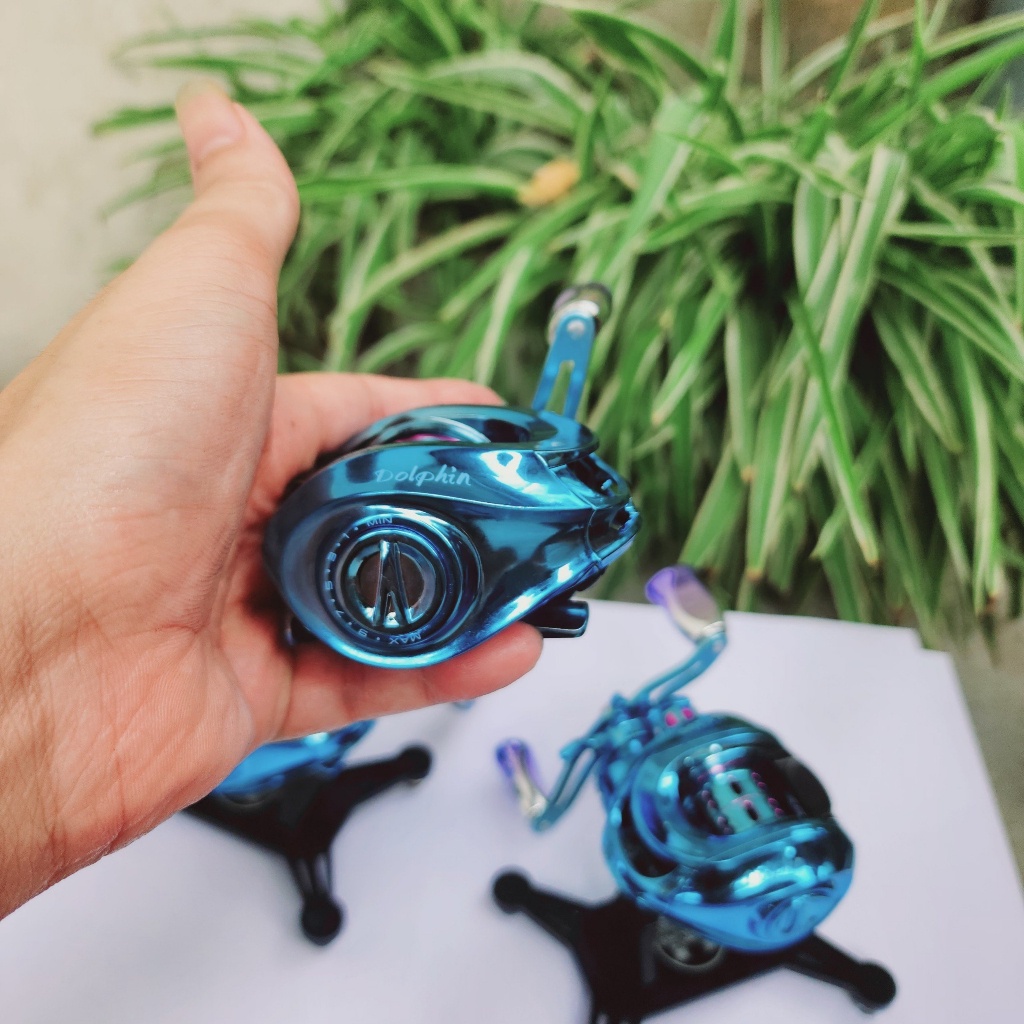 Máy Câu Cá Máy Lure cao cấp Dolphin DN200 - Siêu Nhẹ 168g đồ câu cá