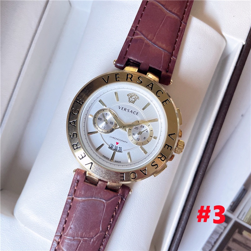 Đồng Hồ Đeo Tay Máy quartz Dây Da Thời Trang Lịch Lãm Cho Nam