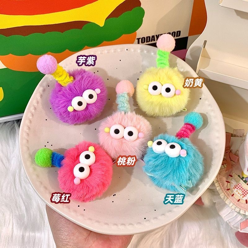 Kẹp Tóc Hình Thú Nhồi Bông Dễ Thương Cho Bé Gái