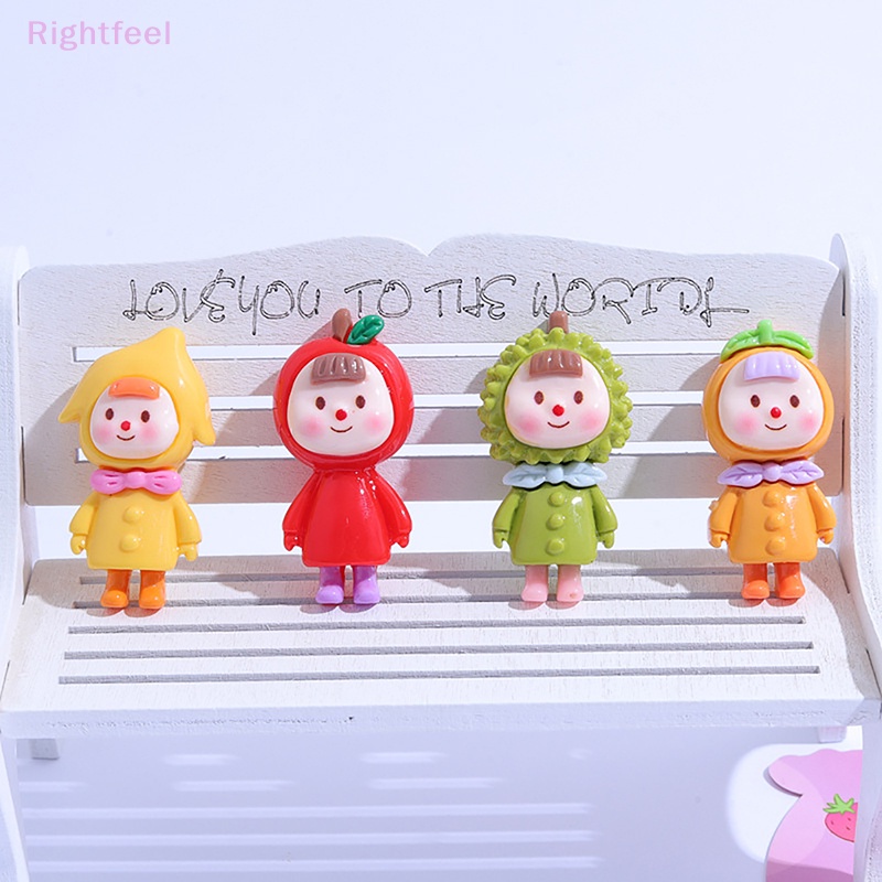 Set 5 Quả Dâu / Cam Bằng Nhựa Dùng Để Trang Trí Nhà Búp Bê Mới