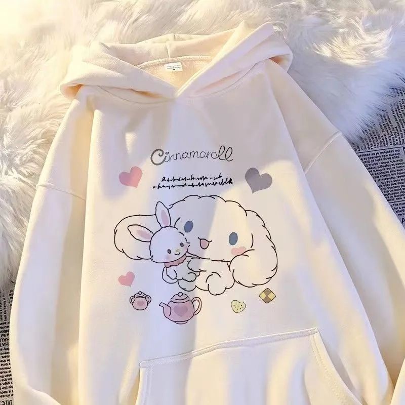 Áo Hoodie In Hoạt Hình sanrio cinnamoroll Thời Trang Thu Đông Dành Cho Trẻ