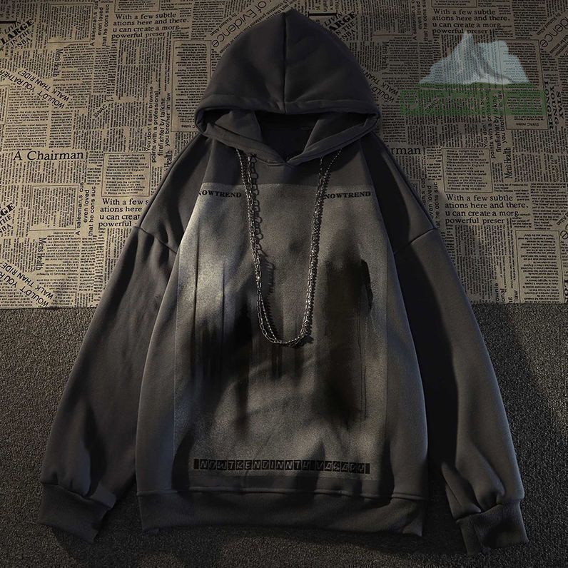 Áo hoodie Nỉ Dáng Rộng Thời Trang Thu Đông 2023 Dành Cho Nam Nữ