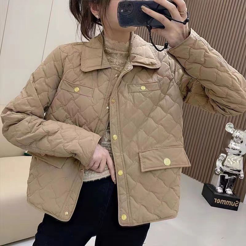 Áo Khoác Phao Đệm cotton Gọn Nhẹ Phong Cách xiaoxiang Thời Trang Mùa Đông 2023 Mới Cho Nữ