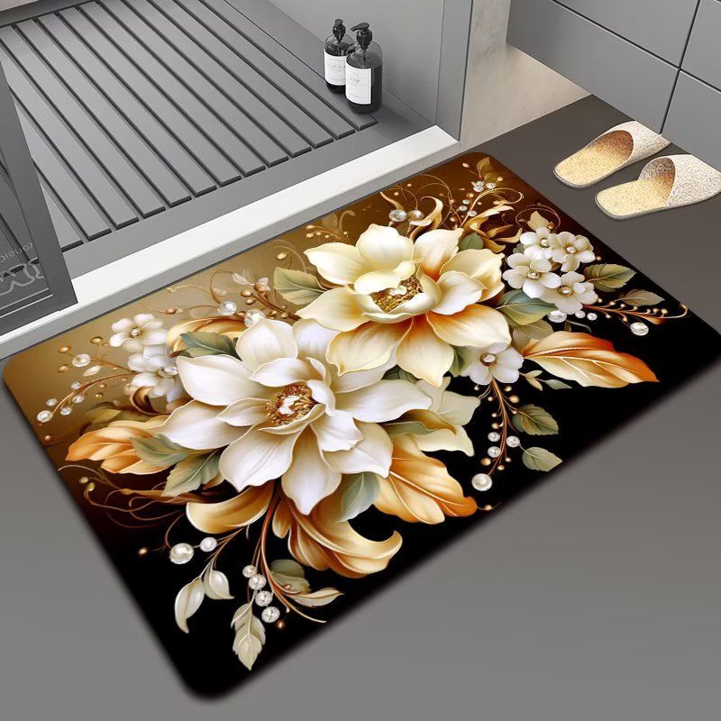 Mới Thảm Lót Sàn Nhà Tắm Chống Trượt Thấm Hút Tốt