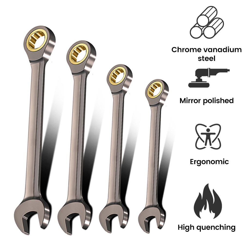 Cờ Lê Điều Chỉnh Mô-Men Xoắn Ốc 7-12mm Thông Dụng Sửa Chữa Xe Đạp / Mô Tô