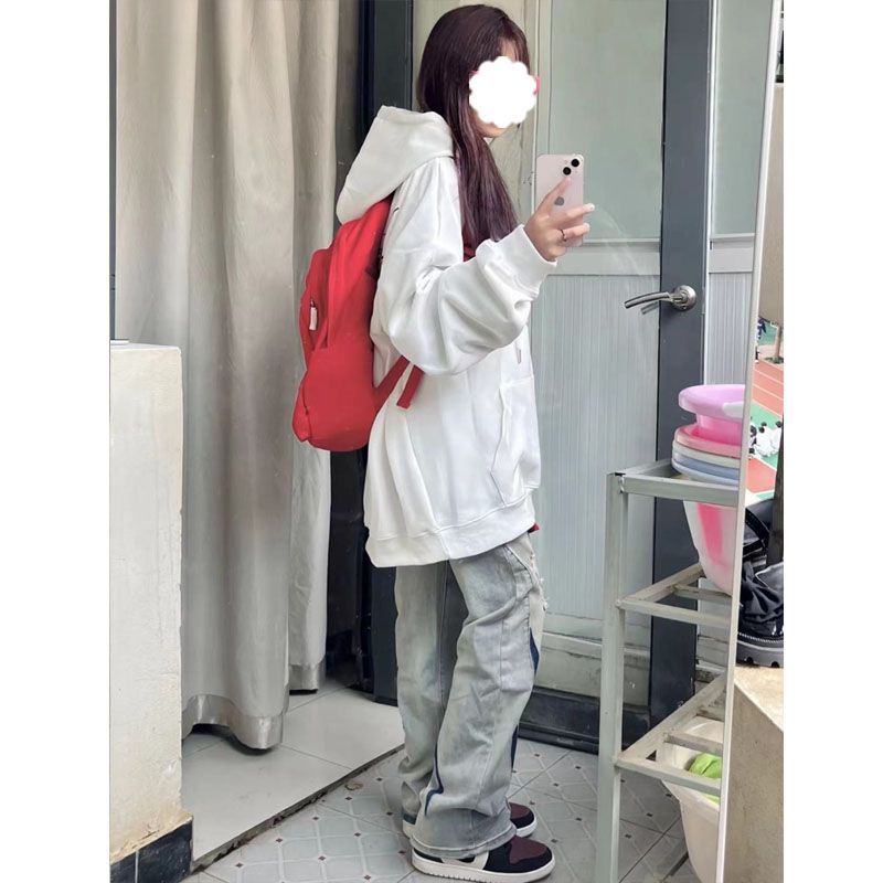 Áo Hoodie Dáng Rộng Phong Cách Thời Trang Âu Mỹ Dành Cho Cặp Đôi