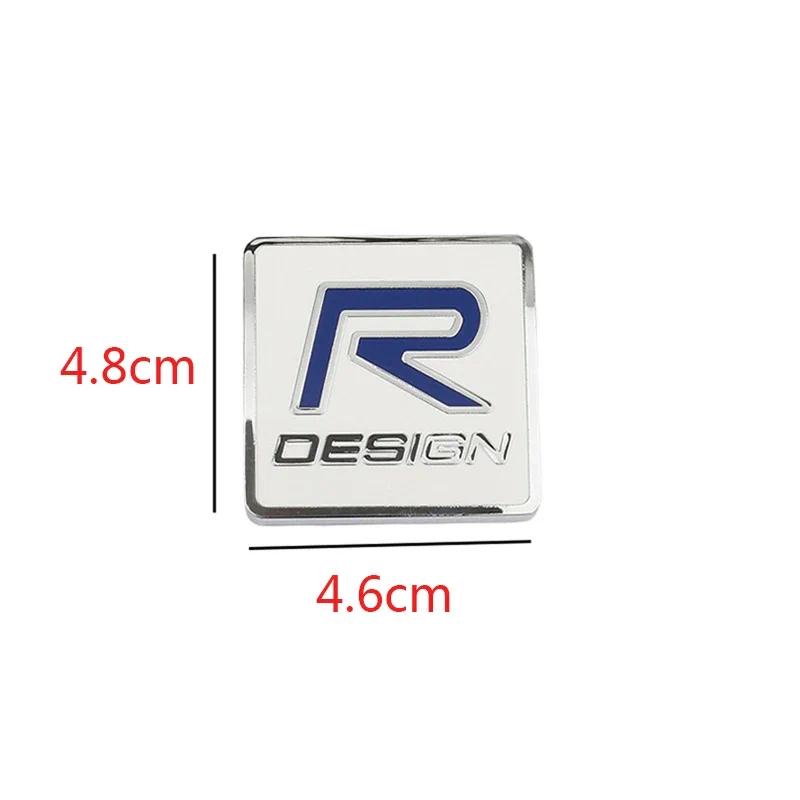 Logo Kim Loại 4.8x4.6cm Gắn Mui Xe Hơi volvo r Thiết Kế Cá Tính