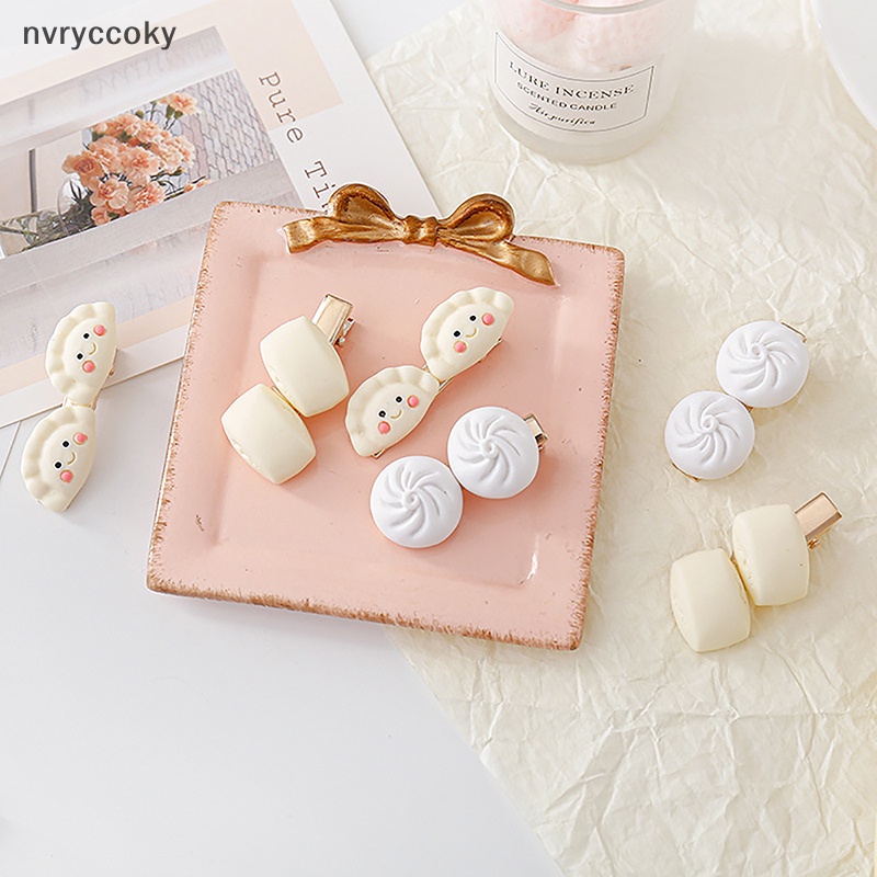 Kẹp Tóc bb Hình Bánh Bao Hấp Nhỏ Nhắn Dễ Thương Phong Cách Hàn Quốc Cho Nữ vn