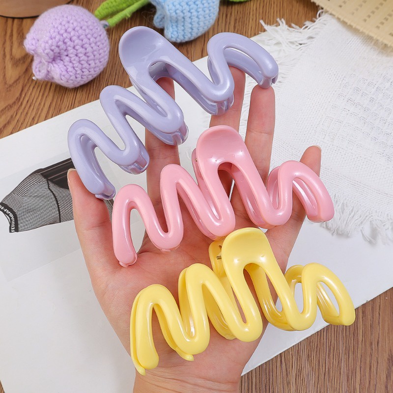 Mới Kẹp Tóc Hình Cá Mập Nhiều Màu Sắc Bằng acrylic Cho Nữ