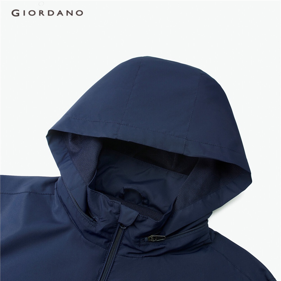 Giordano Áo Gió Có Mũ Trùm Chống Thấm Nước Dành Cho Nam 13072827