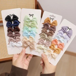 Set 6 Kẹp Tóc Nơ Dễ Thương Cho Bé Gái