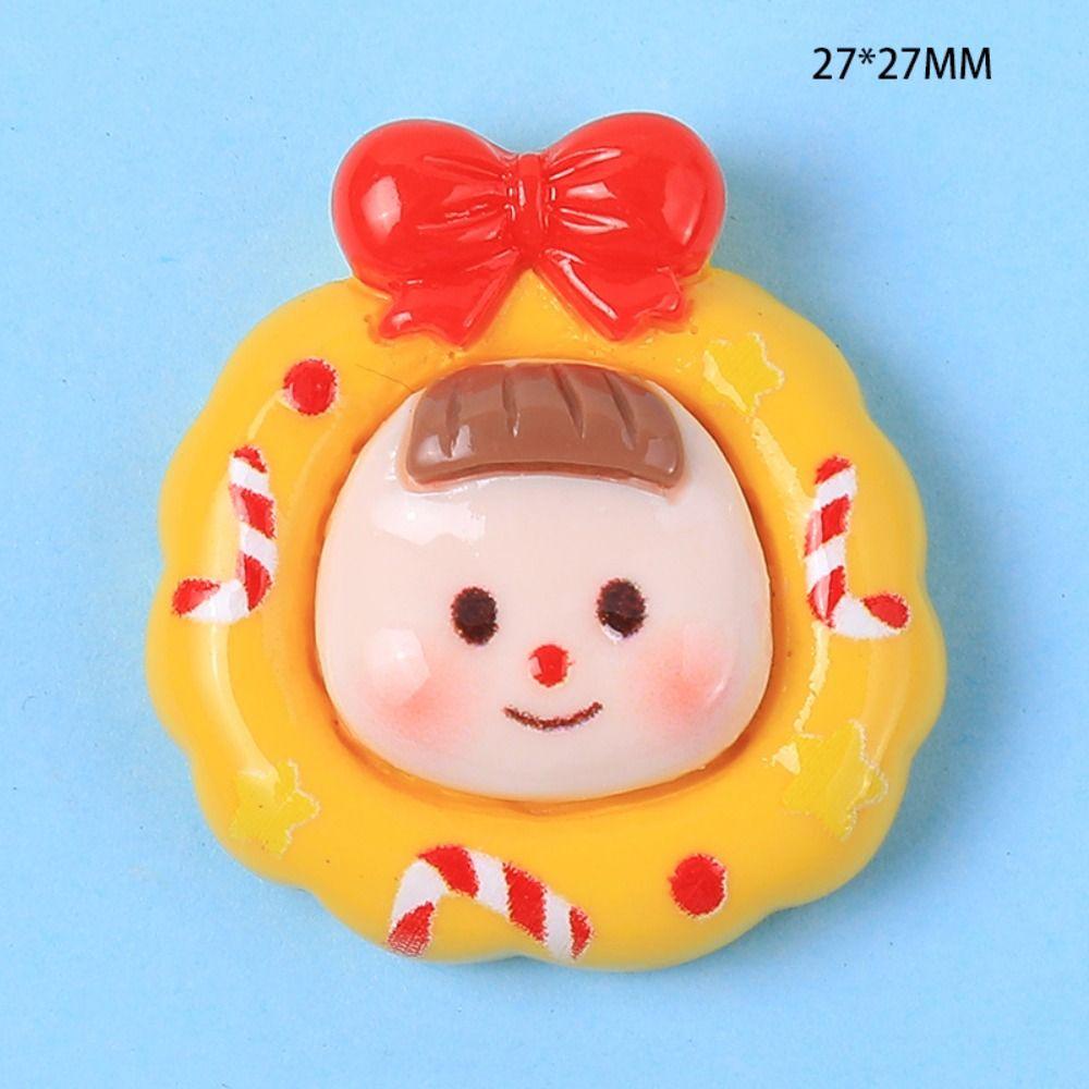 Set 5 Kẹp Tóc Nhựa Hình Ông Già Noel / Thỏ / Cây Thông / Người Tuyết Hoạt Hình Giáng Sinh