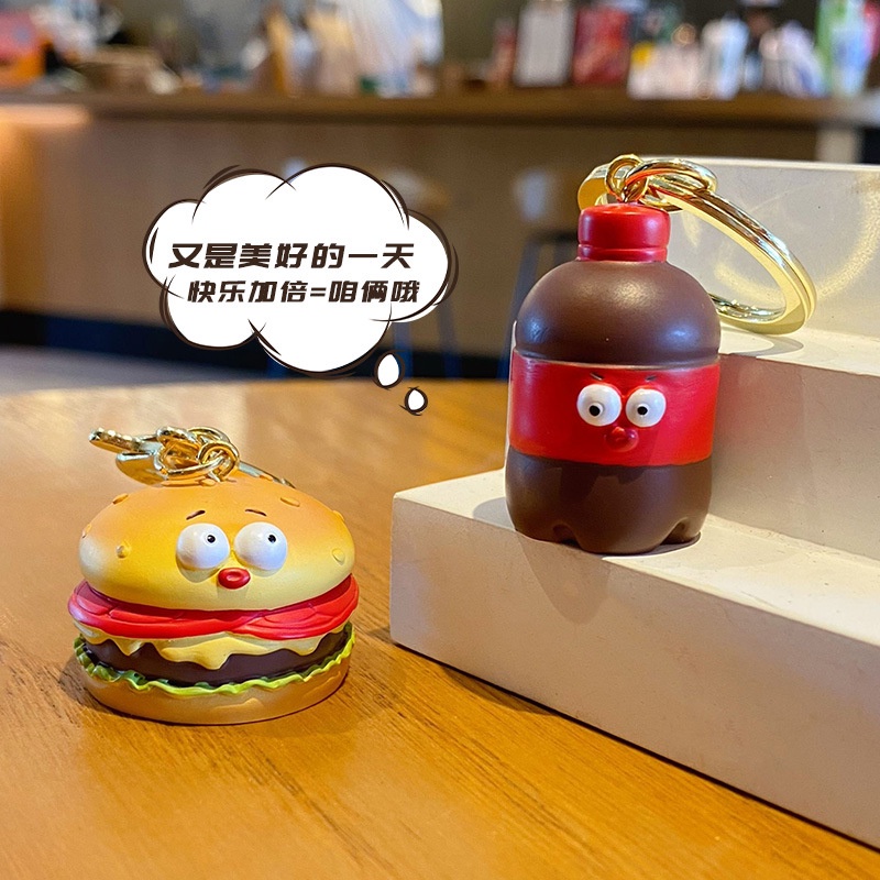 Hoạt Hình Móc Khóa Hình Đồ Ăn Nhanh Ngộ Nghĩnh