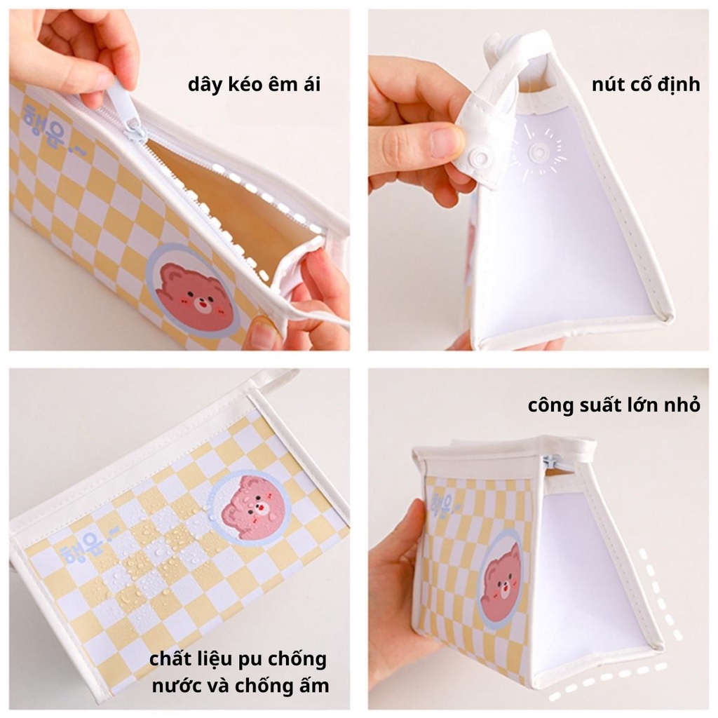 Hộp bút đa năng,túi đựng bút họa tiết hoạt hình dễ thương dành cho học sinh/ sinh viên/ văn phòng - Hally shop