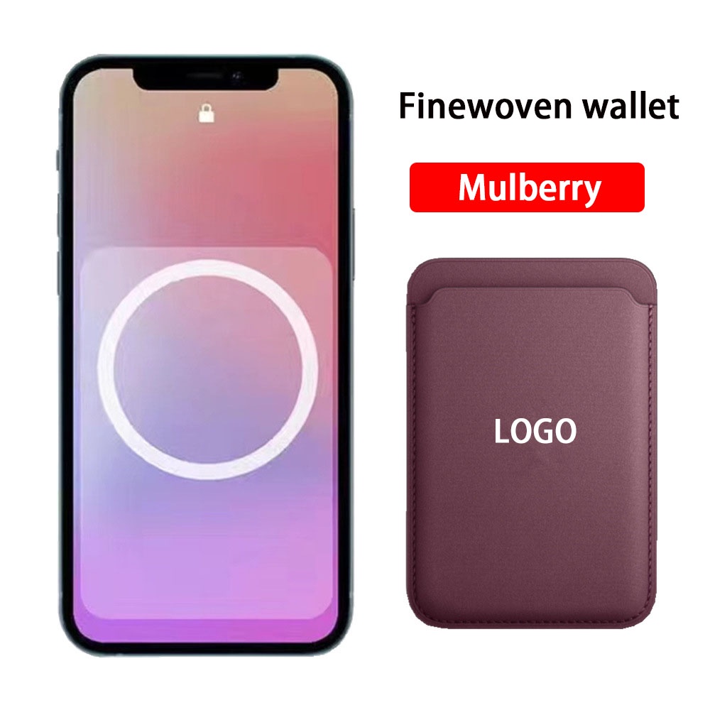 Mới Bao Da Điện Thoại Kèm Ngăn Đựng Thẻ Khóa Nam Châm Cho iphone 12 13 14 15 plus mini pro max popups animation