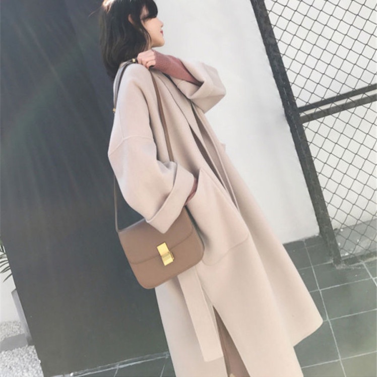 Áo Khoác Len Dáng Rộng Phong Cách mori Thời Trang Thu Đông Hàn Quốc Mới 2023