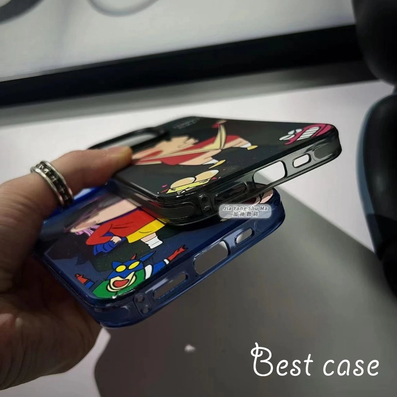 Ốp Điện Thoại Cứng In Hình Cậu Bé Hoạt Hình Cho iphone 11 12 13 14 15 pro max