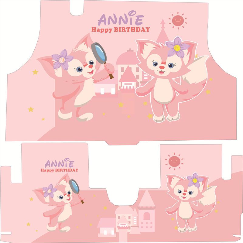 Wuling Mô Hình Bàn Chân Xe Hơi Hoạt Hình hongguang minievgame Thời Trang Phù Hợp Với Nữ