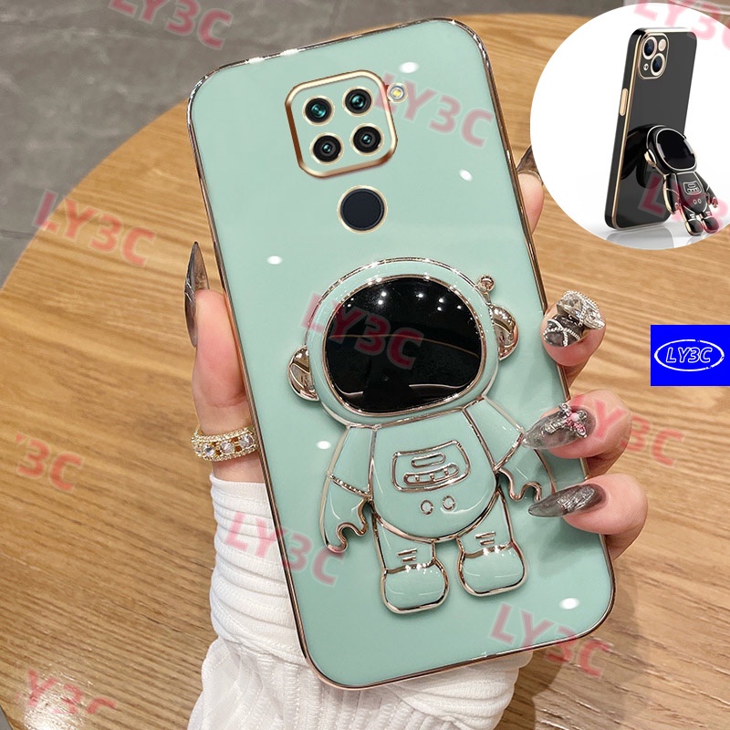 Vỏ Bao Da Điện Thoại Silicon Nắp Gập Hình Phi Hành Gia Cho xiaomi redmi note 7 8 8t 9 pro max k30 k40 10 lite 10lite Ốp