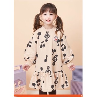 Váy nỉ Jelis nốt nhạc jbqgop02