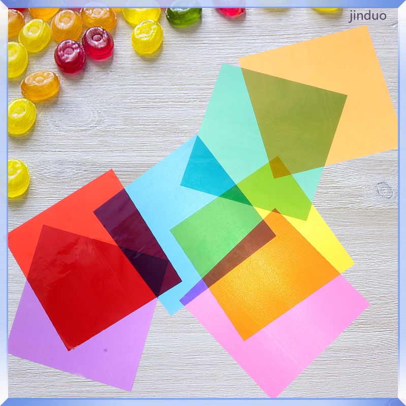 Set 84 Tấm Bóng Kính Trong Suốt Nhiều Màu Dùng Trang Trí diy