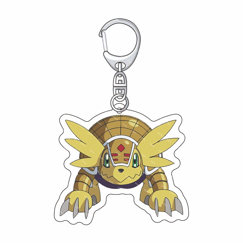 Digimon Adventure 02 Móc Khóa Agumon, Mahawkmon, Bugmon, Pangomon, Mặt Dây Acrylic
