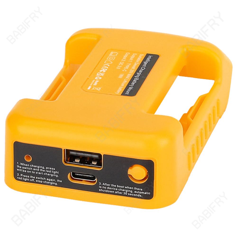 MAKITA Bộ Sạc Pin li-ion 18v qc3.0 + usb type c Thay Thế Cho Pin li-ion pd18w qc3.0