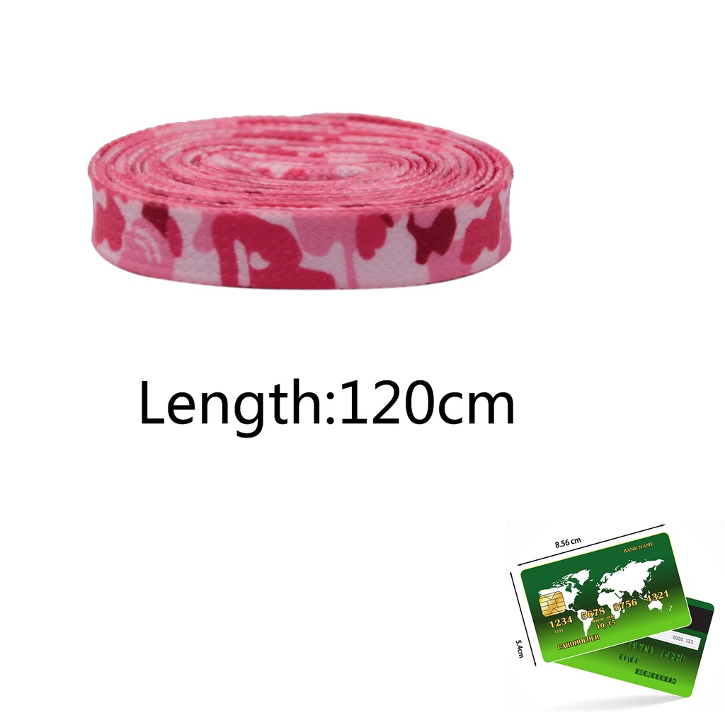 1 Cặp Dây Giày Họa Tiết Rằn Ri 120cm Thời Trang Hàn Quốc