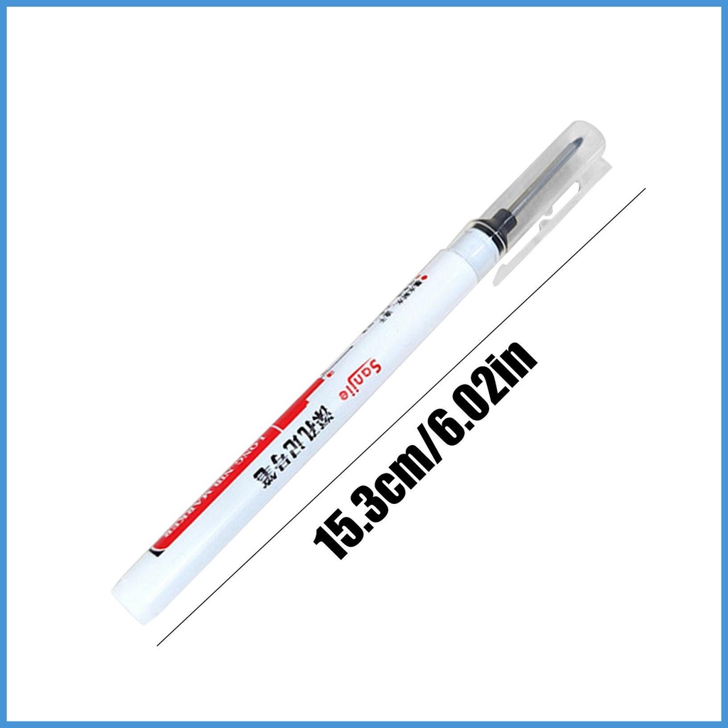 Bút Đánh Dấu Lỗ Sâu Kèm Kẹp Chuyên Dụng Cho Thợ Mộc