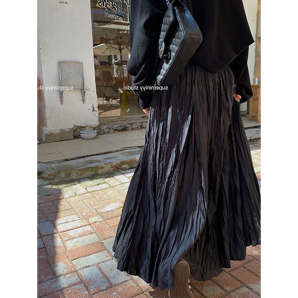 Chân Váy Xếp Ly Lưng Cao Dáng Chữ a Phong Cách Thời Trang Mới 2023