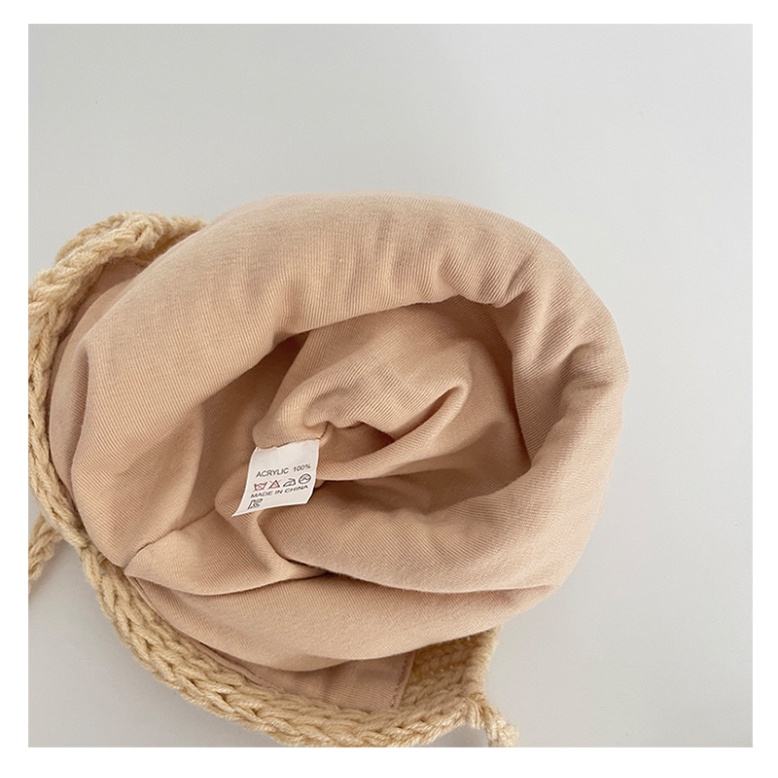 Thời Trang Mũ Len Giữ Ấm Tai Phong Cách Hàn Quốc Xinh Xắn Dành Cho Bé